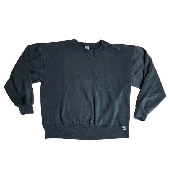 Vintage Russell Athletic Crewneck Sweatshirt Size Large Sacramento Green - Picture 1 of 5